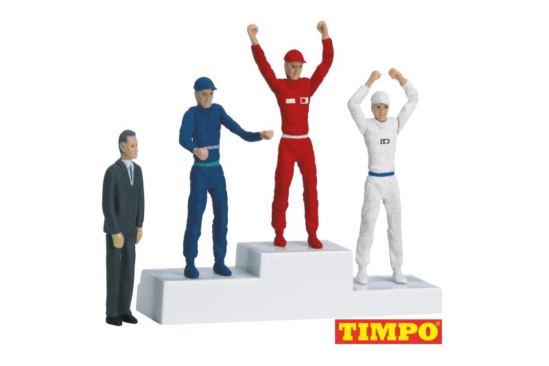 Carrera 124/132 Evolution Siegerpodest mit Figuren Strecken-Zubehör / 20021121