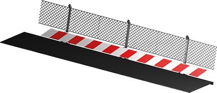 Carrera 124/132 Evolution Guard Rail Barriers with Debris Fencing (2m) Strecken-Zubehör / 20021142