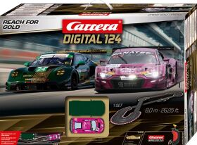 Carrera Digital 124 Reach for Gold Autorennbahn-Set /...