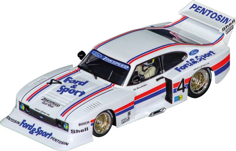 Carrera Digital 124 Ford Capri Zakspeed Turbo "Lili Reisenbichler, No.4" Autorennbahn Fahrzeug / 20023996