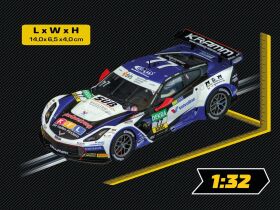 Carrera Evolution Chevrolet Corvette C7 GT3-R "Callaway Competition, No.77" Slotcar 1:32 / 20027739