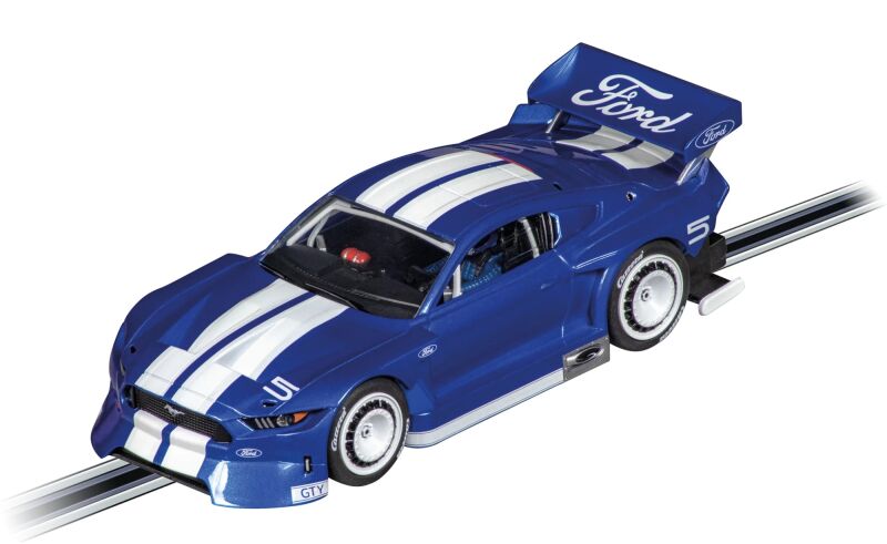 Carrera Evolution Ford Mustang GTY "No.5" Slotcar 1:32, blau/weiß / 20027751
