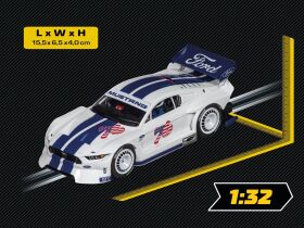 Carrera Evolution Ford Mustang GTY No.76 Autorennbahn...