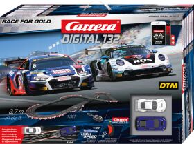 Carrera DIGITAL 132 Race for Gold Autorennbahn-Set 1:32,...