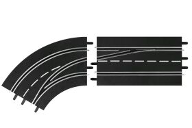 Carrera Digital 124 132 Spurwechselkurve links,...