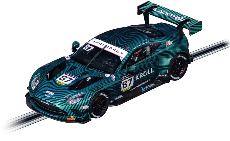 Carrera Digital 132 Aston Martin Vantage AMR GT3 Evo "Blackthorn AMR, No.87" British GT 2024 Autorennbahn Fahrzeug / 20032069