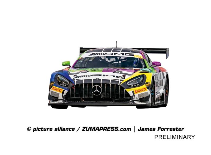 Carrera Digital 132 Mercedes-AMG GT3 Evo "Mercedes-AMG Team GMR, No.888" Autorennbahn Fahrzeug / 20032115