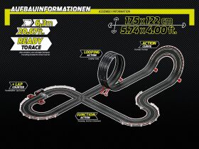 Carrera GO!!! GT Super Challenge Autorennbahn-Set / 20062563