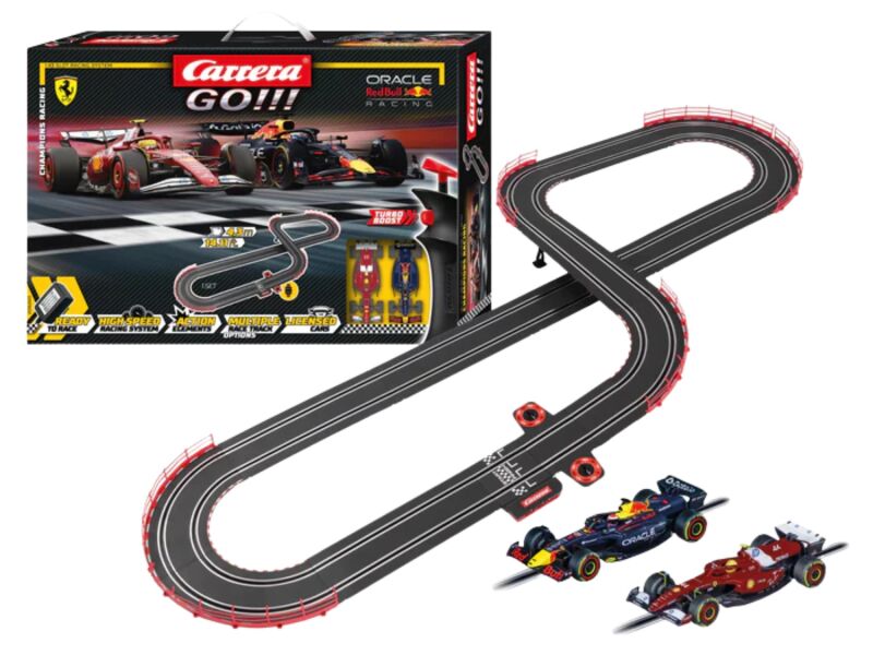 Carrera GO!!! Champions Racing Autorennbahn-Set / 20062603
