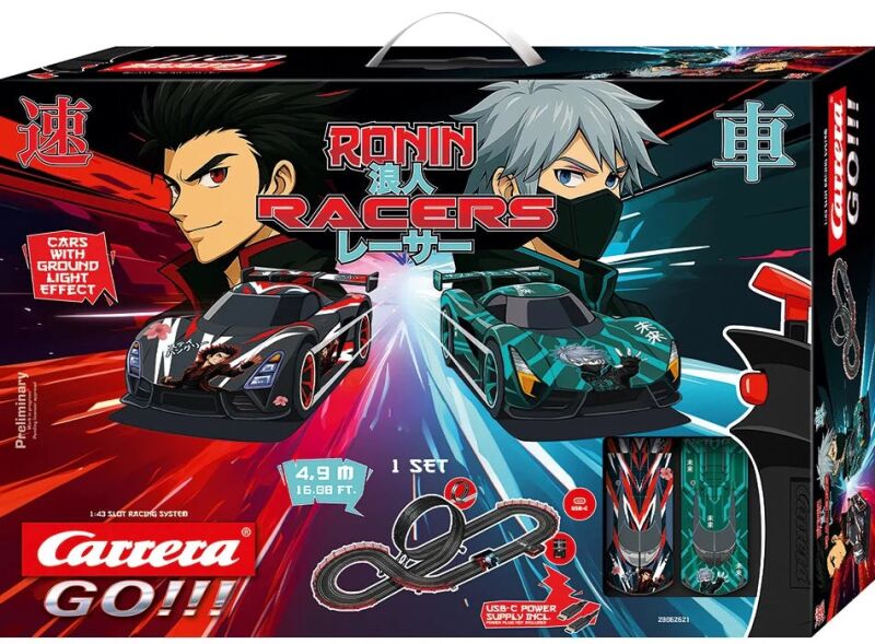 Carrera GO!!! Ronin Racers Autorennbahn-Set / 20062621
