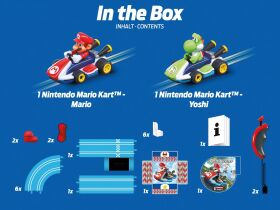 Carrera First Mario Kart(TM) - Mario vs. Yoshi Autorennbahn-Set / 20063026