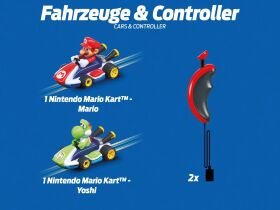 Carrera First Mario Kart(TM) - Mario vs. Yoshi Autorennbahn-Set / 20063026