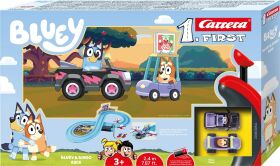 Carrera First Bluey & Bingo Race Autorennbahn-Set...