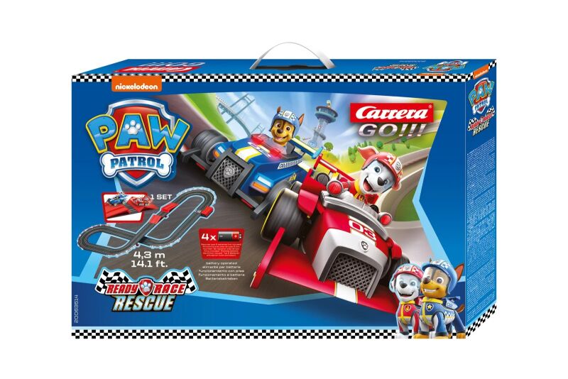 Carrera GO!!! Paw Patrol - Ready Race Rescue Autorennbahn-Set (Batteriebetrieb) / 20063514