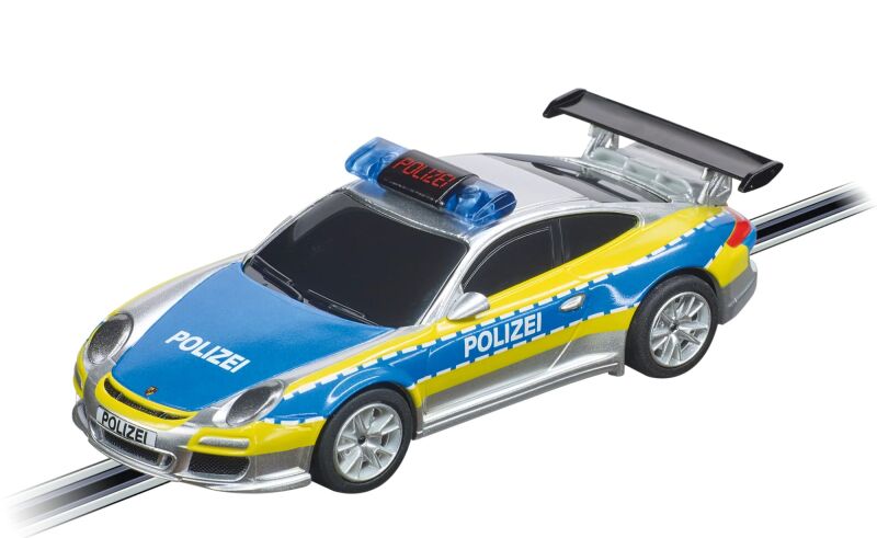 Carrera GO!!! Porsche 911 GT3 Polizei Autorennbahn Fahrzeug / 20064174