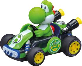 Carrera First Mario Kart World Yoshi Autorennbahn-Fahrzeug 1:50 / 20065039