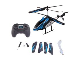 Revell Control Ferngesteuerter Hubschrauber RC Helicopter Lightning, blau / 23806