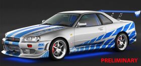 Revell Control RC XXL High Speed Car Nissan Skyline 1:10,...