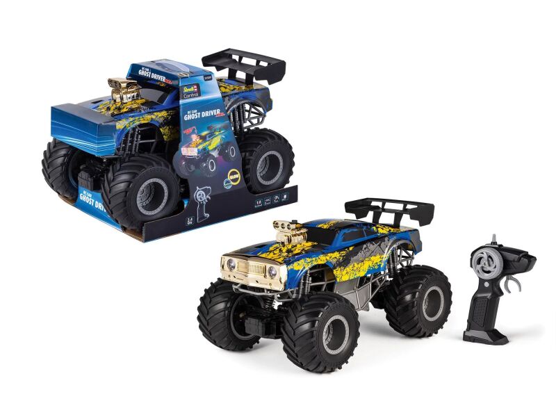 Revell Control RC Car GhostDriver XXL komplett beleuchtet inkl. Li-Ion-Akku & USB-Ladegerät / 24589