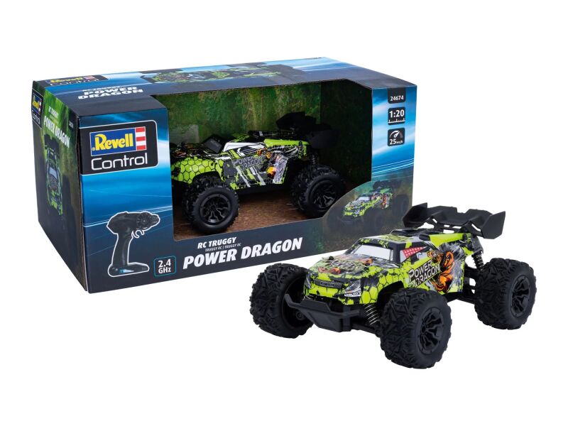Revell Control RC Truggy „Power Dragon“ 1:20, ferngesteuert / 24674