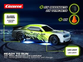 Carrera RC 2,4GHz Carrera Drift - Toxic Pulse Ferngesteuertes Auto / 370240006