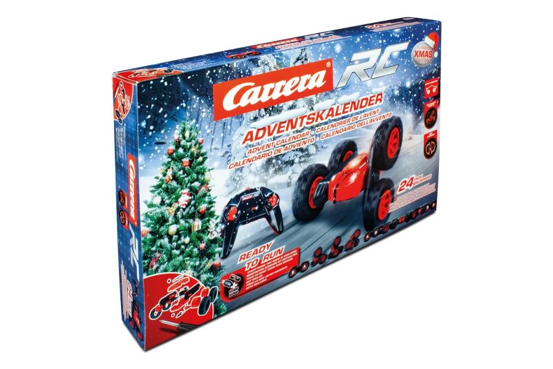 Carrera RC X-Mas Turnator Adventskalender 2,4 GHz Stunt-Auto zum Selberbauen / 370240009