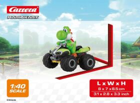 Carrera RC 2,4GHz Mario Kart(TM), Yoshi - Quad 1:40 Ferngesteuertes Auto / 370400021