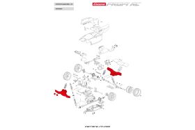 Carrera RC Set vordere und hintere Stossstange #183008...