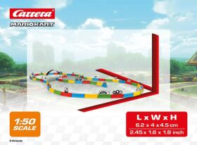 Carrera RC 2,4GHz Mario Kart™ Tabletop Racing Set - Mario & Luigi Ferngesteuertes Auto / 370430015