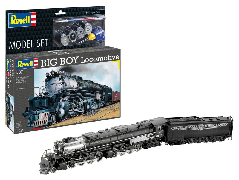 Revell Model Set Big Boy Locomotive Modellbausatz mit Basiszubehör / 62165