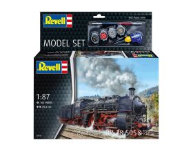 Revell Model Set Schnellzuglokomotive BR 18 505 mit Tender Modellbausatz 1:87 / 62167