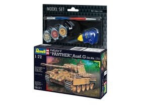 Revell Model Set Panther Ausf. G 1:72 Modellbausatz mit Basiszubehör / 63171