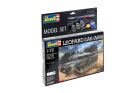 Revell Model Set Leopard 2A6/A6M Modellbausatz mit Basiszubehör / 63180