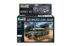 Revell Model Set Leopard 2A6/A6M Modellbausatz mit Basiszubehör / 63180
