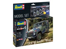 Revell Model Set Lkw gl leicht "Wolf" Modellbausatz mit Basiszubehör / 63277