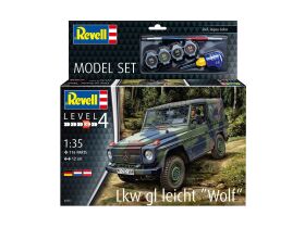 Revell Model Set Lkw gl leicht "Wolf" Modellbausatz mit Basiszubehör / 63277