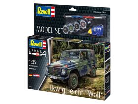 Revell Model Set Lkw gl leicht "Wolf" Modellbausatz mit Basiszubehör / 63277