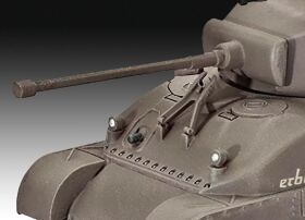 Revell Model Set Sherman M4A1 Modellbausatz mit Basiszubehör / 63290