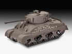 Revell Model Set Sherman M4A1 Modellbausatz mit Basiszubehör / 63290