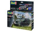 Revell Model Set Wiesel 2 LeFlaSys BF/UF Modellbausatz mit Basiszubehör / 63336