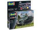 Revell Model Set Wiesel 2 LeFlaSys BF/UF Modellbausatz mit Basiszubehör / 63336