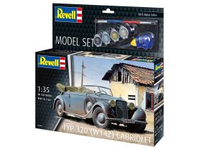 Revell Model Set Typ 320 (W142) Cabriolet Modellbausatz mit Basiszubehör / 63354