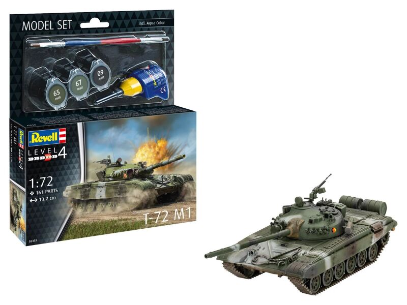 Revell Model Set T-72 M1 Modellbausatz 1:72 / 63357