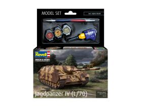 Revell Model Set Jagdpanzer IV (L/70) Modellbausatz mit Basiszubehör / 63359