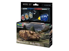 Revell Model Set Jagdpanzer IV (L/70) Modellbausatz mit Basiszubehör / 63359