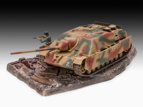 Revell Model Set Jagdpanzer IV (L/70) 1:76 Modellbausatz inkl. Farben, Kleber & Pinsel / 63359