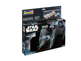 Revell Model Set TIE Fighter Modellbausatz Star Wars mit Basiszubehör / 63605