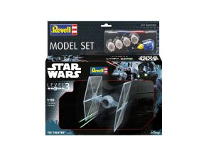 Revell Model Set TIE Fighter Modellbausatz Star Wars mit Basiszubehör / 63605