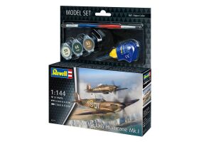 Revell Model Set Spitfire Mk.Ia & Hurricane Mk.I Modellbausatz mit Basiszubehör / 63771