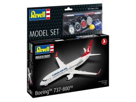 Revell Model Set Boeing 737-800 Turkish Airlines 1:144 Plastikmodellbausatz / 63772
